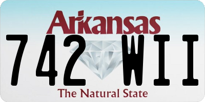 AR license plate 742WII