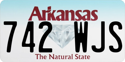 AR license plate 742WJS