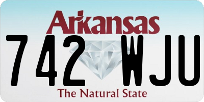 AR license plate 742WJU