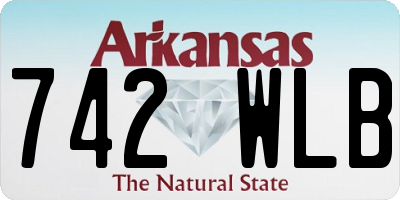 AR license plate 742WLB