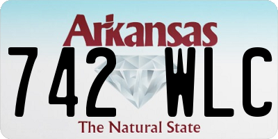 AR license plate 742WLC