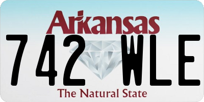 AR license plate 742WLE