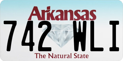 AR license plate 742WLI