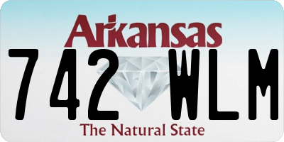AR license plate 742WLM