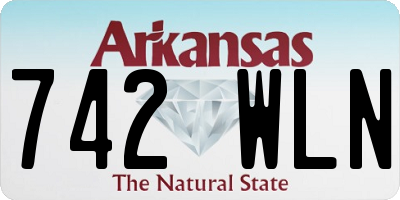 AR license plate 742WLN