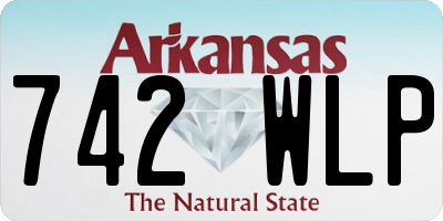 AR license plate 742WLP