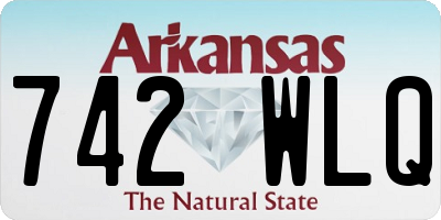 AR license plate 742WLQ