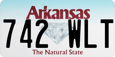 AR license plate 742WLT