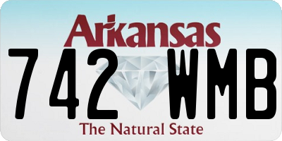 AR license plate 742WMB