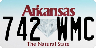 AR license plate 742WMC