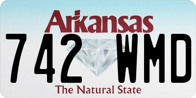AR license plate 742WMD