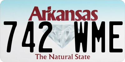 AR license plate 742WME