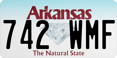 AR license plate 742WMF