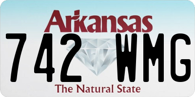 AR license plate 742WMG