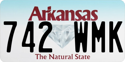 AR license plate 742WMK