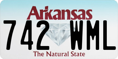 AR license plate 742WML