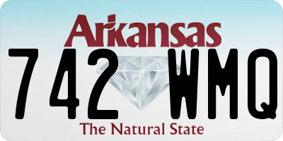 AR license plate 742WMQ