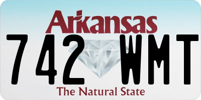AR license plate 742WMT