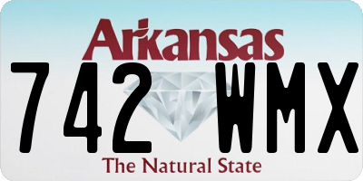 AR license plate 742WMX