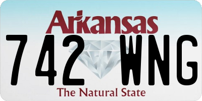 AR license plate 742WNG