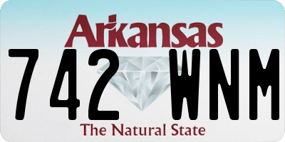 AR license plate 742WNM