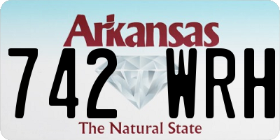 AR license plate 742WRH