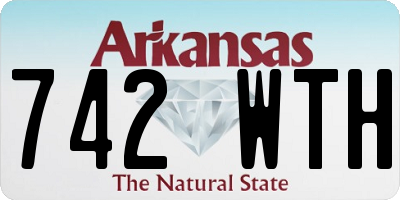 AR license plate 742WTH