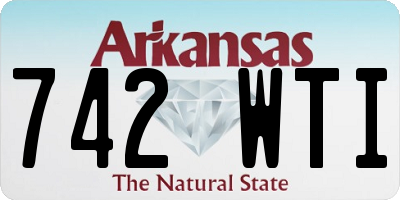 AR license plate 742WTI