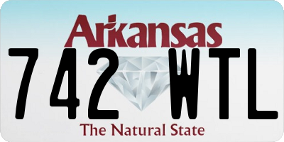 AR license plate 742WTL