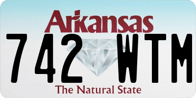 AR license plate 742WTM