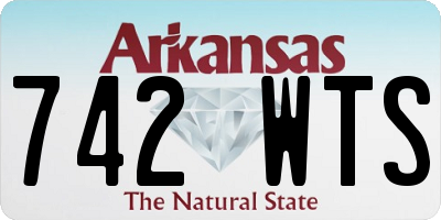 AR license plate 742WTS