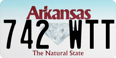 AR license plate 742WTT