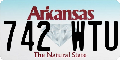 AR license plate 742WTU