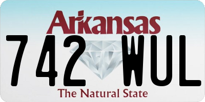 AR license plate 742WUL