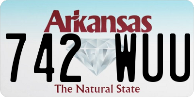 AR license plate 742WUU