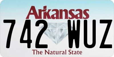 AR license plate 742WUZ