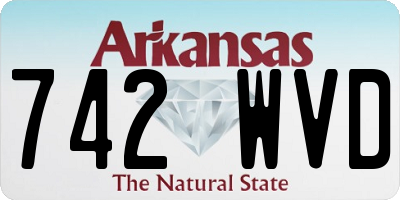 AR license plate 742WVD