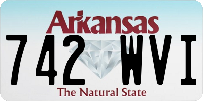 AR license plate 742WVI