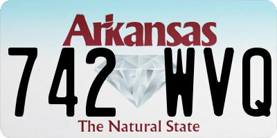 AR license plate 742WVQ