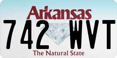 AR license plate 742WVT
