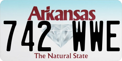 AR license plate 742WWE