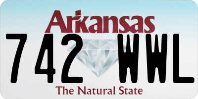 AR license plate 742WWL