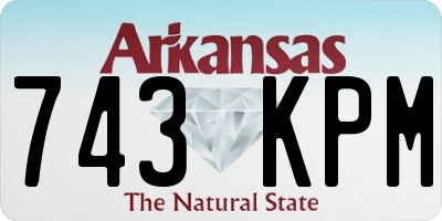 AR license plate 743KPM