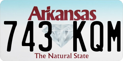 AR license plate 743KQM