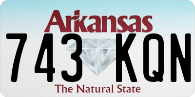 AR license plate 743KQN