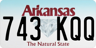 AR license plate 743KQQ