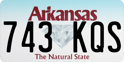 AR license plate 743KQS