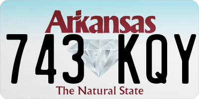 AR license plate 743KQY
