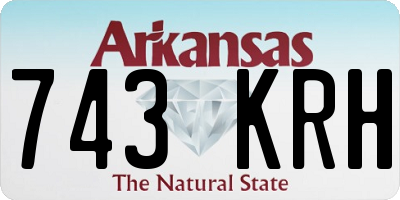AR license plate 743KRH