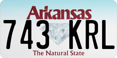 AR license plate 743KRL
